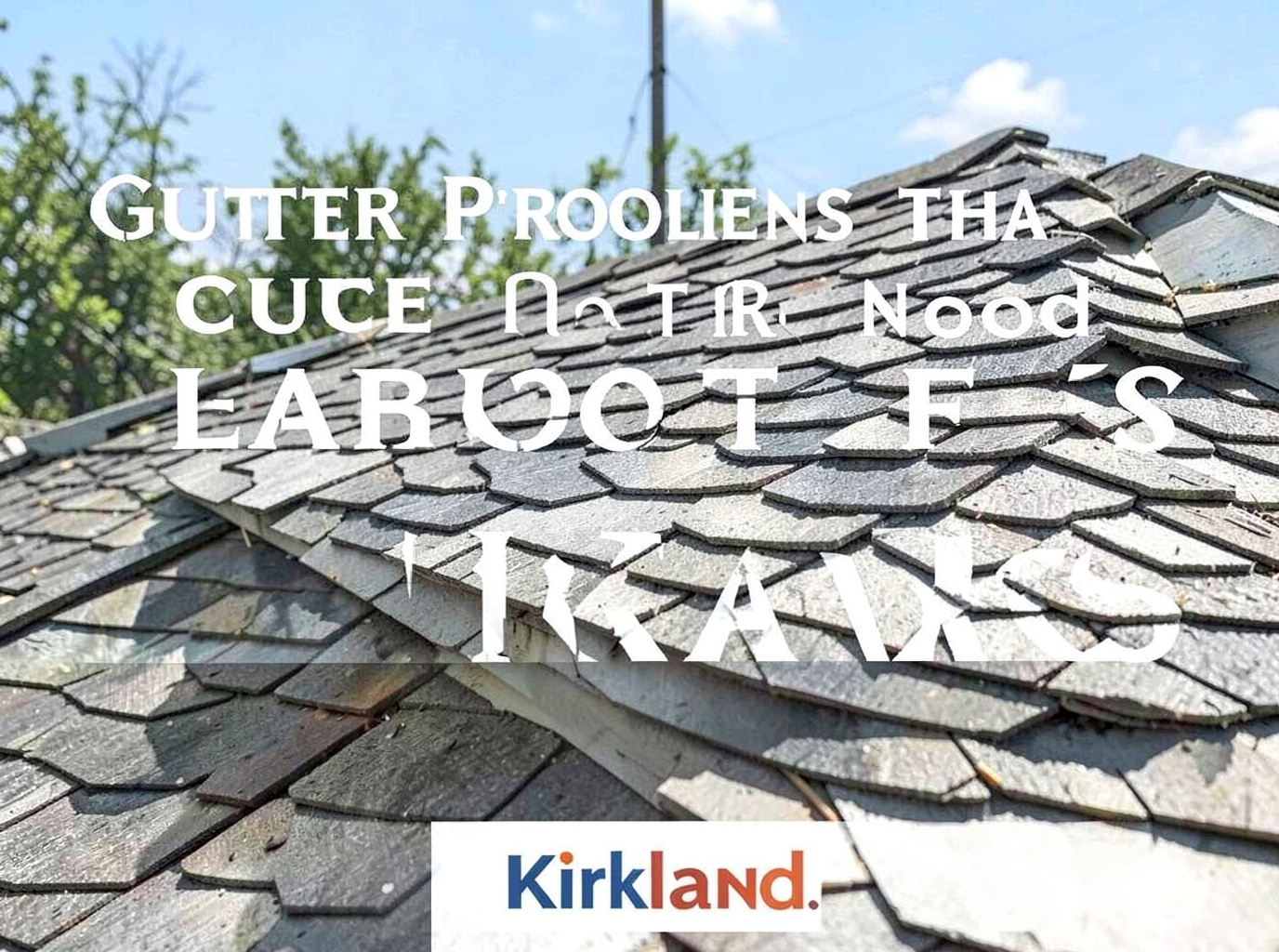Gutter Problems That Cause Roof Leaks