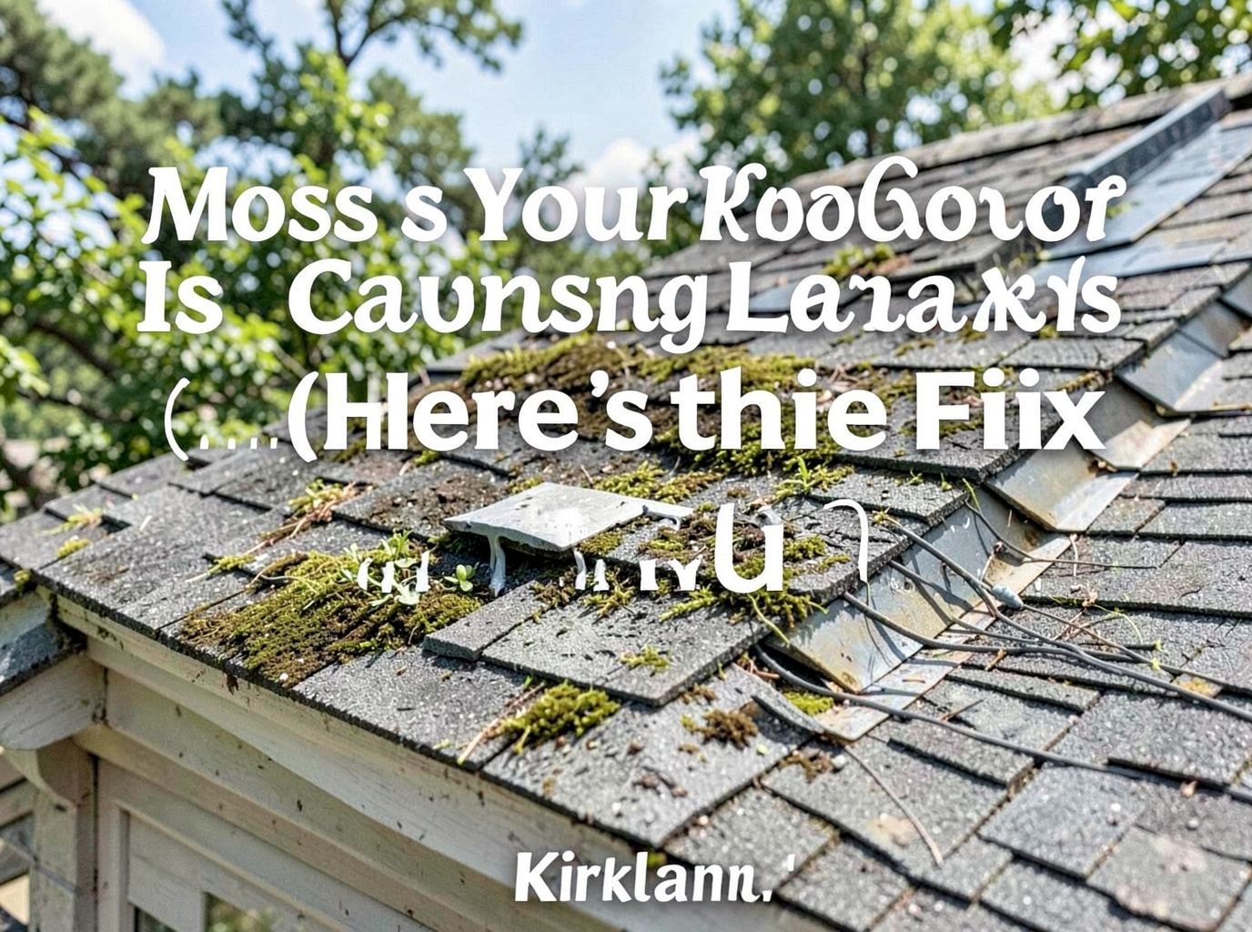 Moss on Your Roof Is Causing Leaks (Here's the Fix)